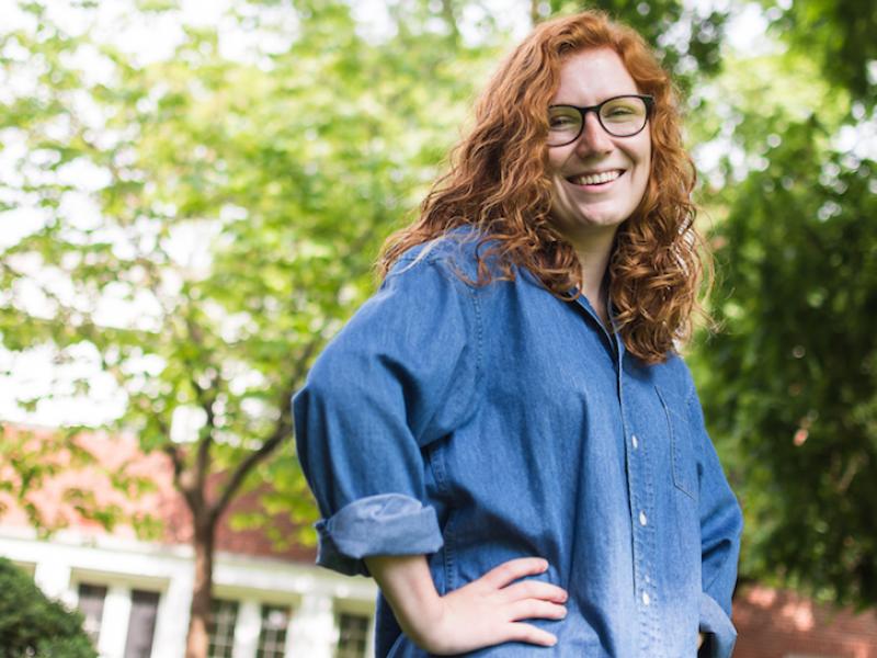 Portrait of Alli, student